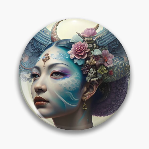 Item preview, Fairy, Moon Goddess, Art Noveau, Fantasy, Princess, World, Steampunk, Magic, Witch, Flowers, Witchcraft designed and sold by PinkInFantasy.