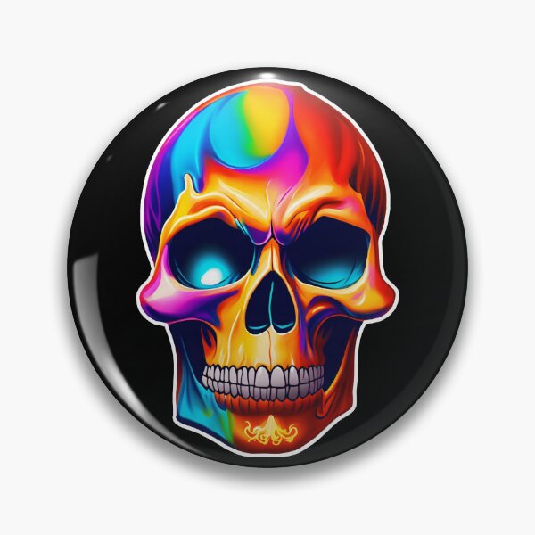 Item preview, Metallic Hypercolour Skull  designed and sold by TheRebelThreads.