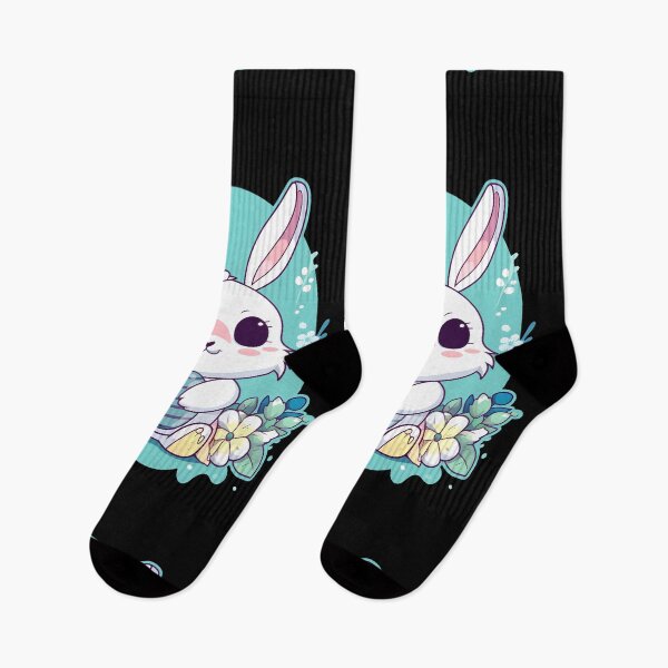 Item preview, Happy easter kawaii bunny designed and sold by JoRealm.