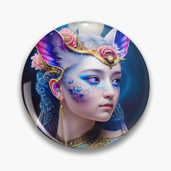 Item preview, Fairy, Moon Goddess, Art Noveau, Fantasy, Princess, World, Steampunk, Magic, Witch, Flowers, Witchcraft designed and sold by PinkInFantasy.