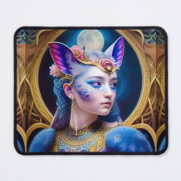 Item preview, Fairy, Moon Goddess, Art Noveau, Fantasy, Princess, World, Steampunk, Magic, Witch, Flowers, Witchcraft designed and sold by PinkInFantasy.
