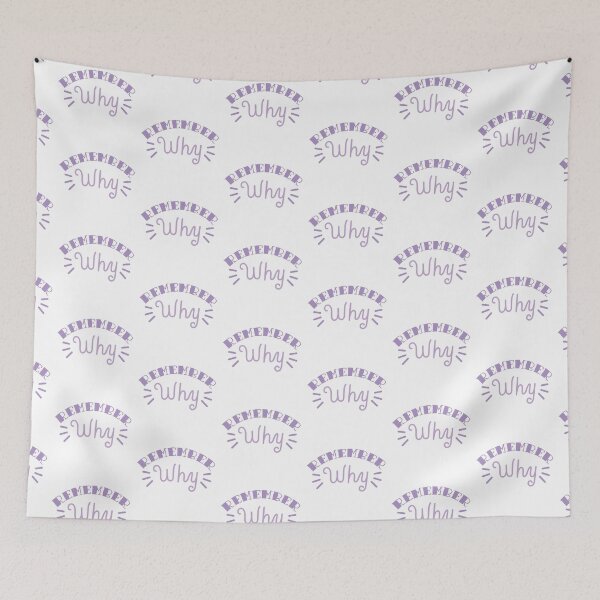 Item preview, Remember why in purple designed and sold by jazzydevil.
