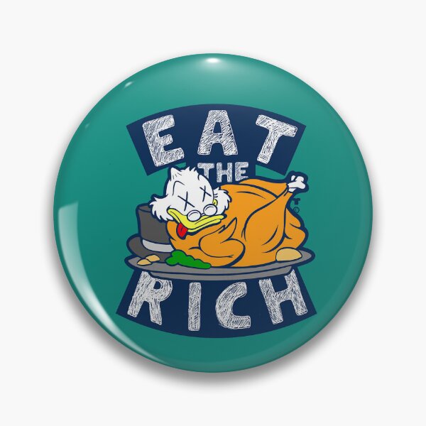 Item preview, EAT THE RICH DUCK sticker by TaizTeez Clx designed and sold by LilianaYundt1.