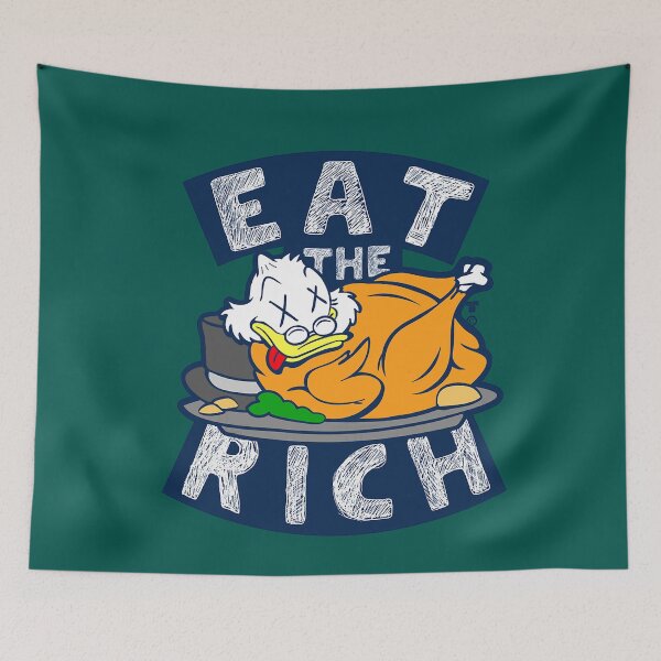 Item preview, EAT THE RICH DUCK sticker by TaizTeez Clx designed and sold by LilianaYundt1.