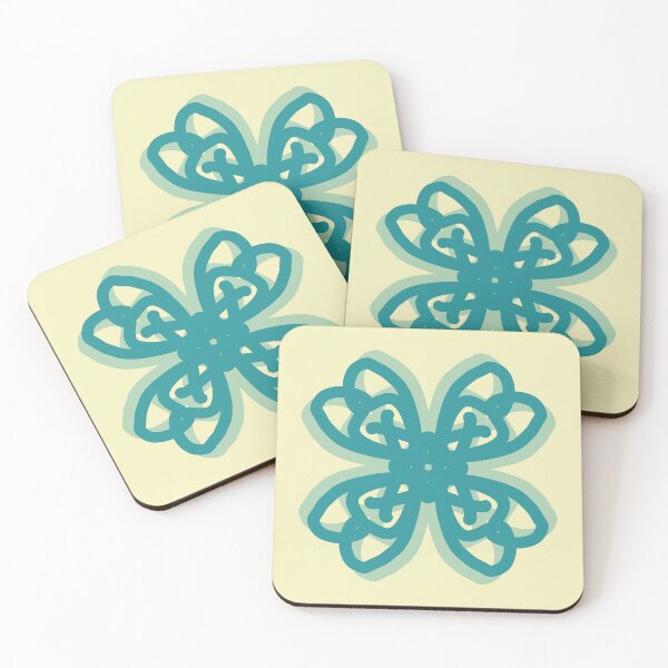 Item preview, Teal Geometric Pattern designed and sold by Garden-View.