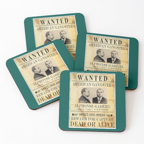Item preview, AL CAPONE  Vintage Gangster Wanted Poster B  designed and sold by LilianaYundt1.