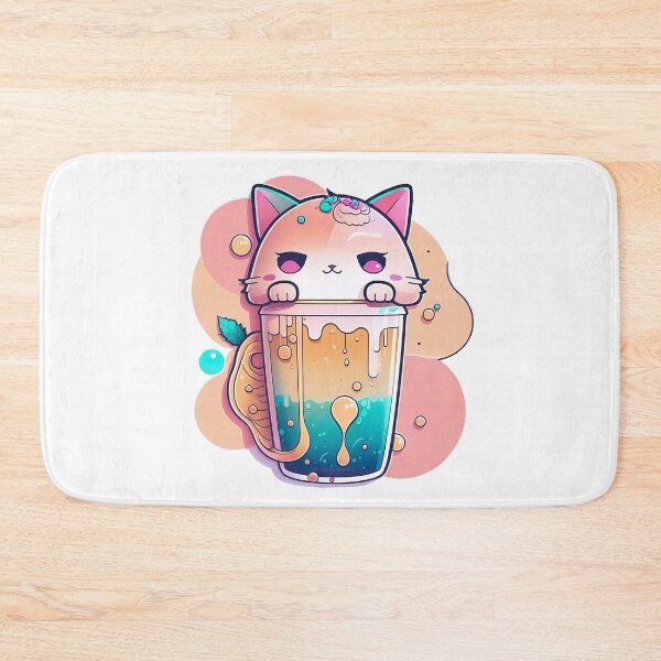 Item preview, Kawaii Cat Bubble Tea designed and sold by Outfitopia.
