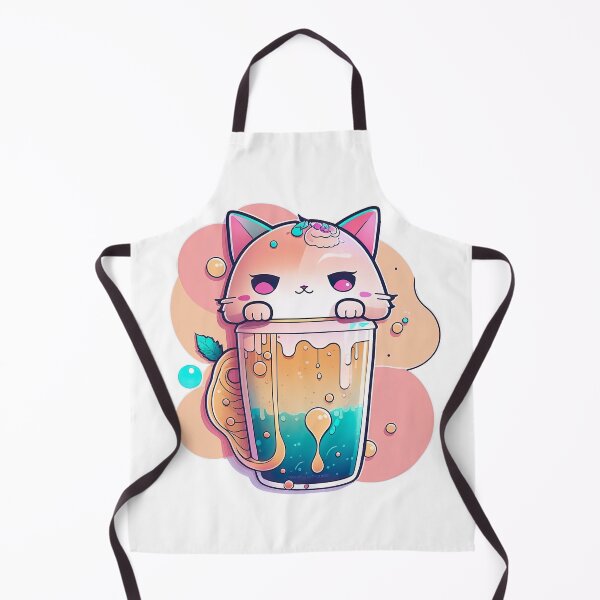 Item preview, Kawaii Cat Bubble Tea designed and sold by Outfitopia.