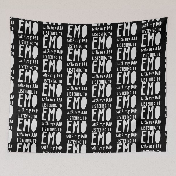 Item preview, Listening to EMO with my DAD designed and sold by jazzydevil.