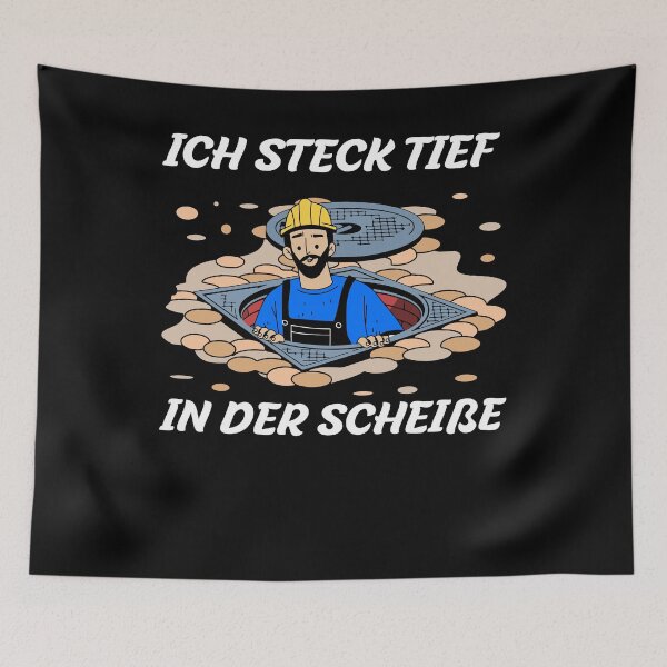 Item preview, Channel Worker - I'm in Deep Shit designed and sold by Shirtey.