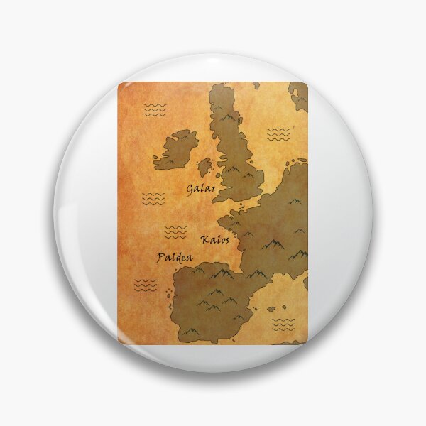 Item preview, Map 'Europe' Galar, Kalos, Paldea designed and sold by davabreg.