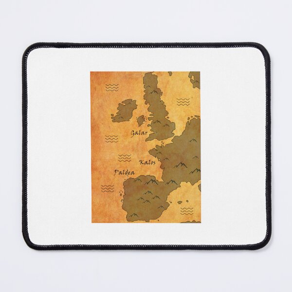 Item preview, Map 'Europe' Galar, Kalos, Paldea designed and sold by davabreg.