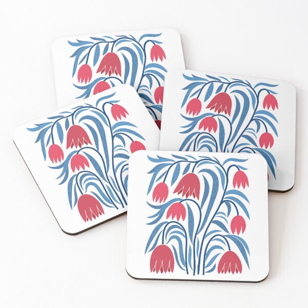 Item preview, Red Blue Tulips decorative designed and sold by Capictures.