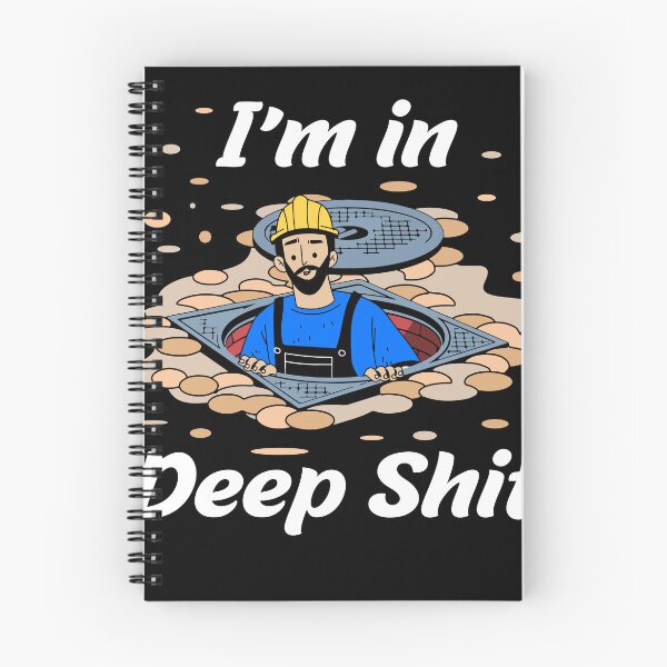 Item preview, Channel Worker - I'm in Deep Shit designed and sold by Shirtey.
