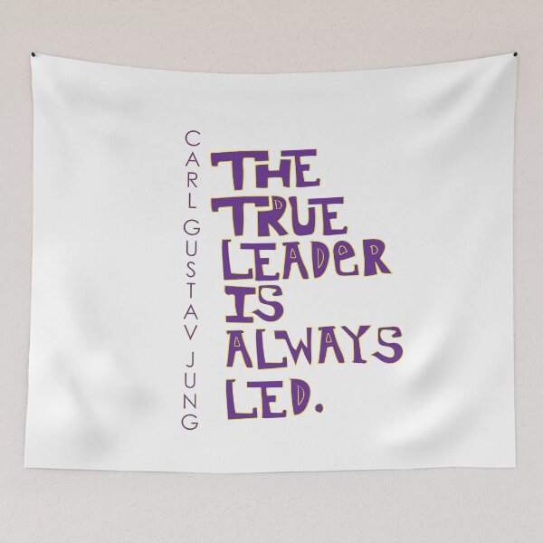 Item preview, The True Leader Is Always Led designed and sold by ubustudio.