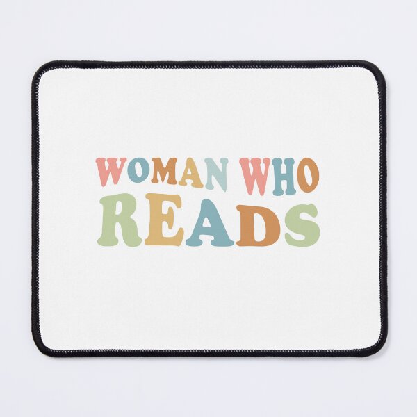 Item preview, WOMAN WHO READS in beautiful boho colours designed and sold by jazzydevil.