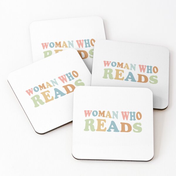 Item preview, WOMAN WHO READS in beautiful boho colours designed and sold by jazzydevil.