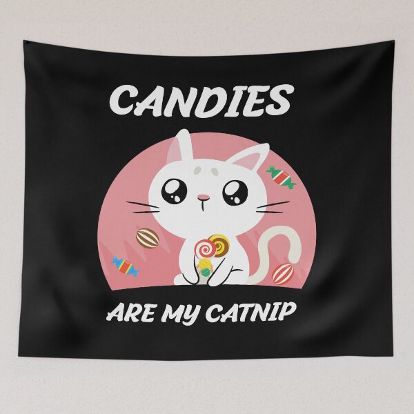 Item preview, Cat - Candies Are My Catnip designed and sold by Shirtey.