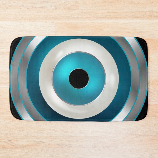 Item preview, Mati Evil Eye Silver Aqua designed and sold by Yiorgos Designs.
