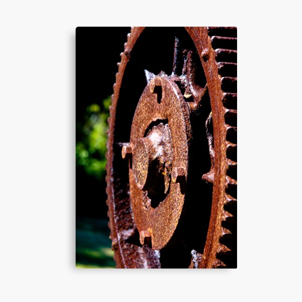 Rusty cog Canvas Print