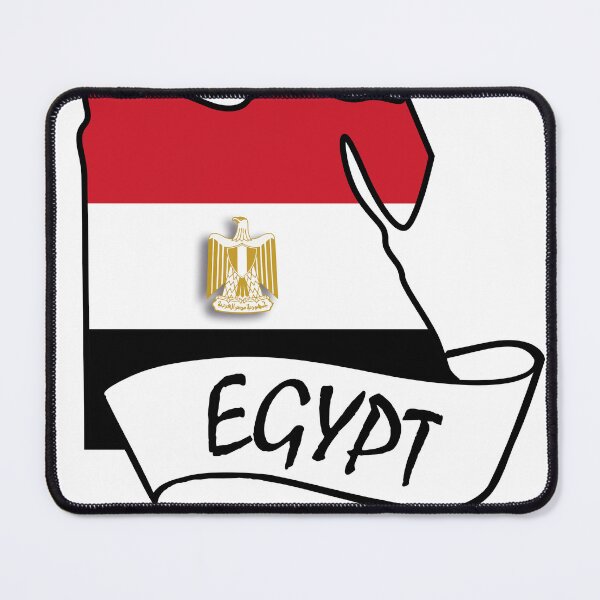 Item preview, Egypt Map with Flag designed and sold by ninoni.