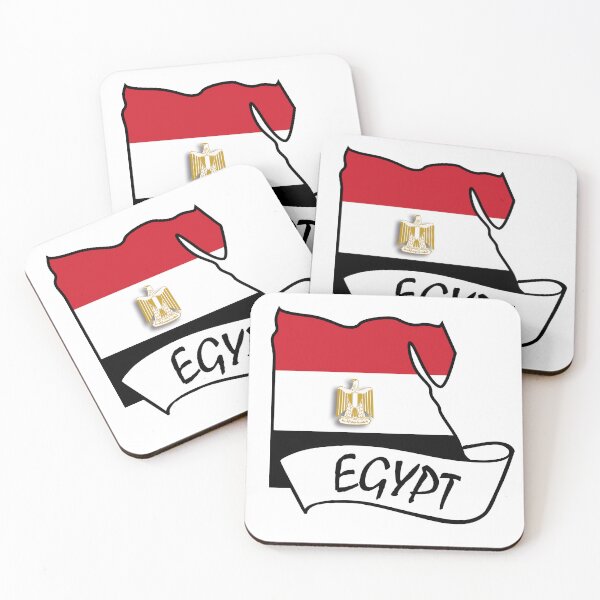 Item preview, Egypt Map with Flag designed and sold by ninoni.