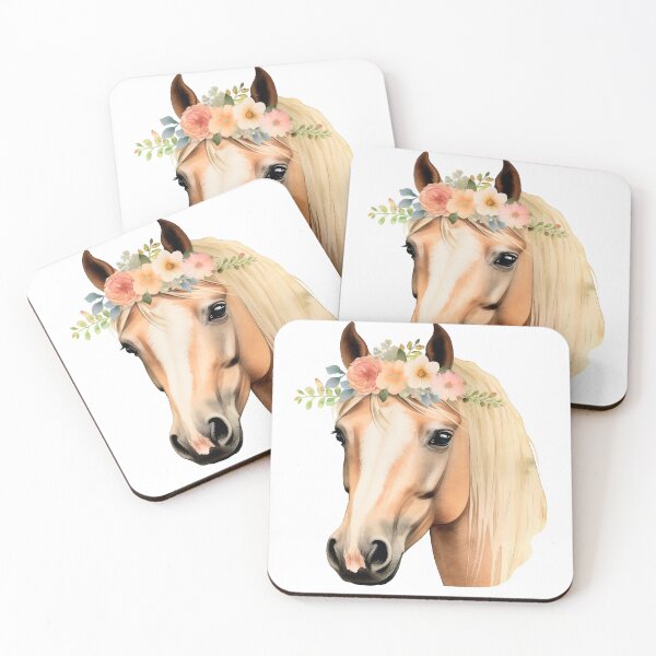 Item preview, Perfect Palomino Flower Pony designed and sold by That Horse Girl.