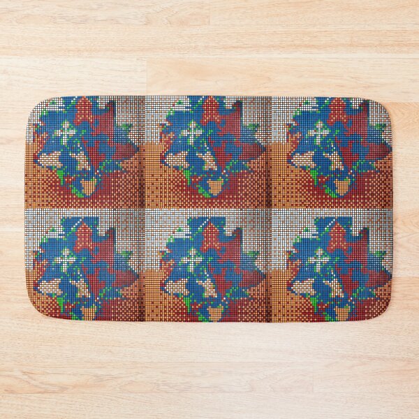 Item preview, Rubik's cubes mosaic abstract background designed and sold by Speedsam Cube.