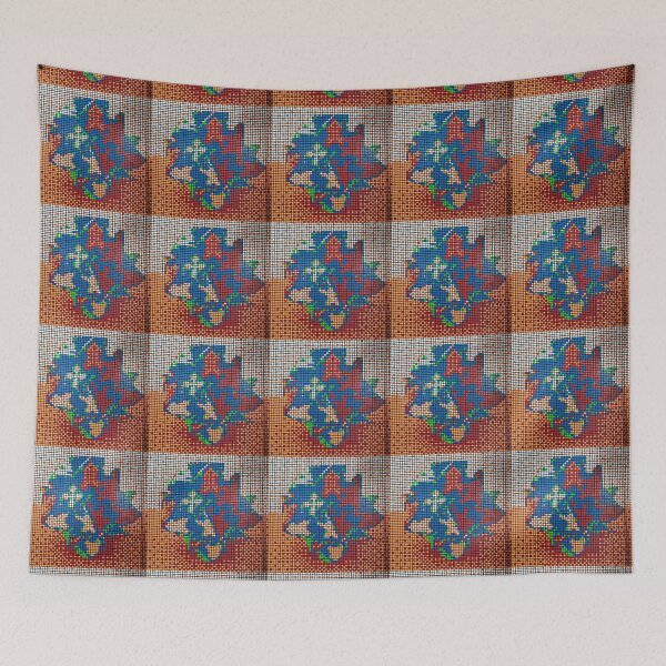 Item preview, Rubik's cubes mosaic abstract background designed and sold by Speedsam Cube.