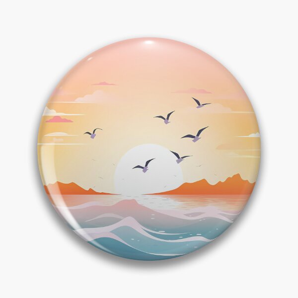 Artikelvorschau, A stunning view of the sunset over the sea entworfen und verkauft von Cahlie Li.