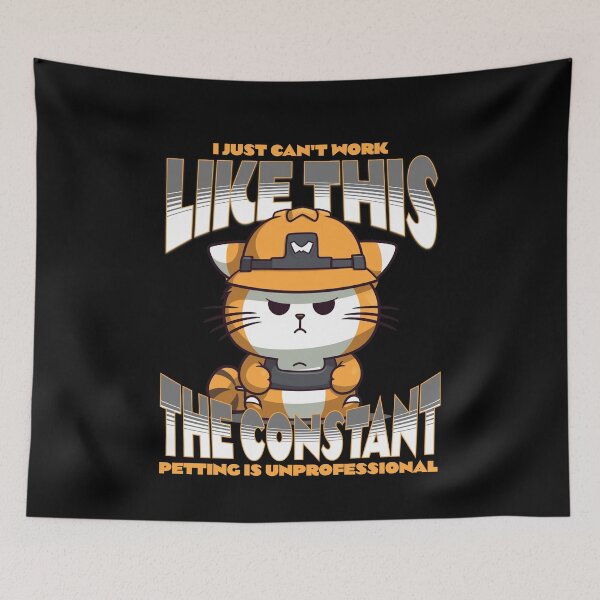 Item preview, I just can't work like this. The constant petting is unprofessional!  designed and sold by AntibodyDP7.
