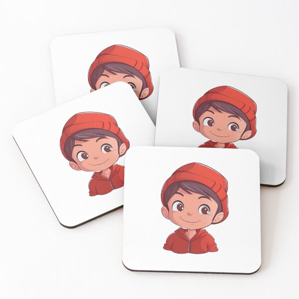 Item preview, little boy in a red hat designed and sold by Rim0204.