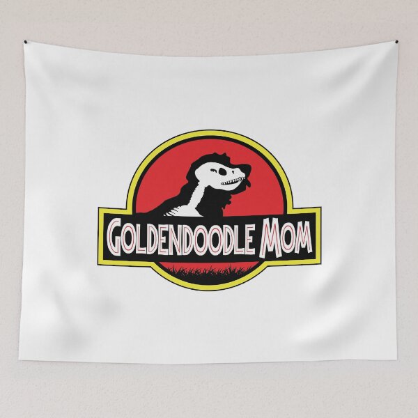 Item preview, (For Bright Background) Jurassic Goldendoodle Mom designed and sold by More Cute Dogs.