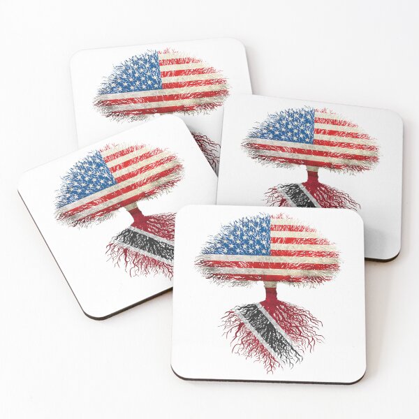 Item preview, American Flag Trinidad Roots Trinidad and Tobago Flag T-Shirt, Trinidad , Trinidad Gifts, Trinidad Present, Trinidad and Tobago Birthday, Trinidad Pride Gifts designed and sold by Fun-World.