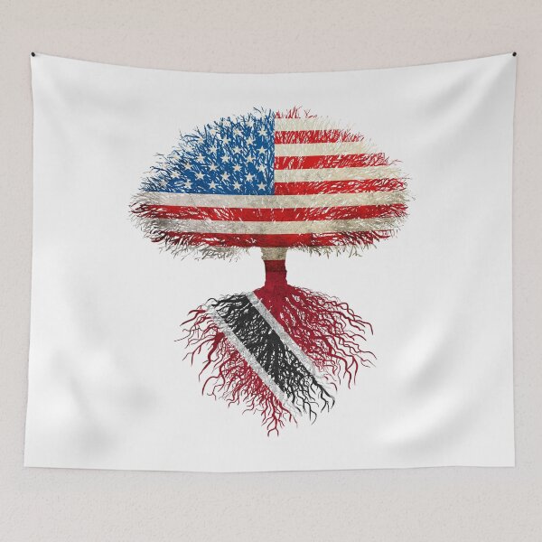 Item preview, American Flag Trinidad Roots Trinidad and Tobago Flag T-Shirt, Trinidad , Trinidad Gifts, Trinidad Present, Trinidad and Tobago Birthday, Trinidad Pride Gifts designed and sold by Fun-World.