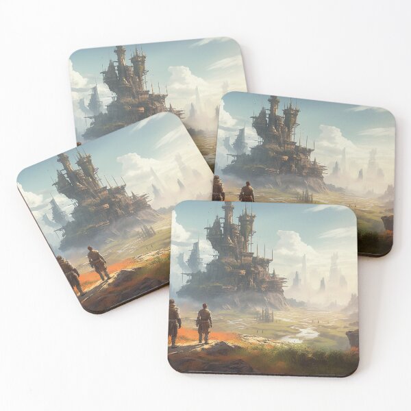 Item preview, Futuristic Quest in Alien Terrain designed and sold by PrintCove.