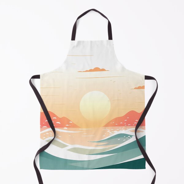 Item preview, View of the sunset over the sea designed and sold by Cahlie Li.