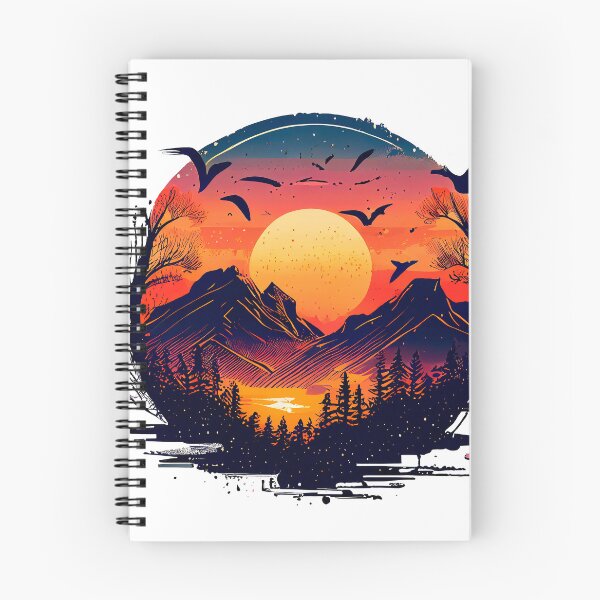 Aperçu de l'œuvre Superbe coucher de soleil paysage - Apportez la beauté de la nature dans votre maison créée et vendue par CinEmmaDesign.