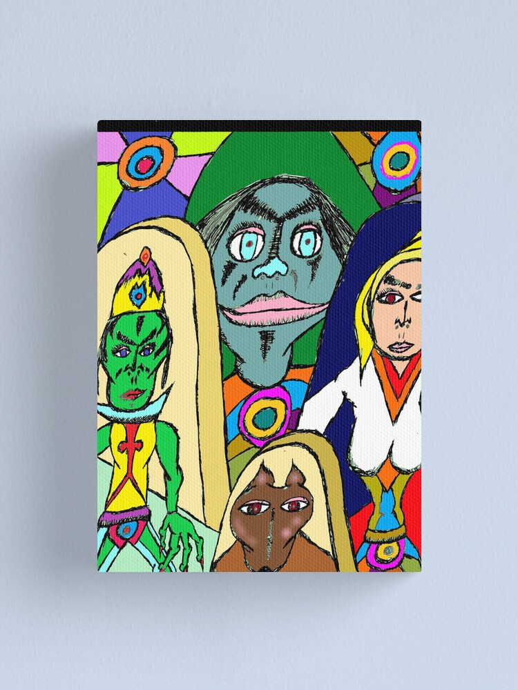 Thumbnail 1 of 3, Canvas Print, whose pulling the strings designed and sold by wormink.