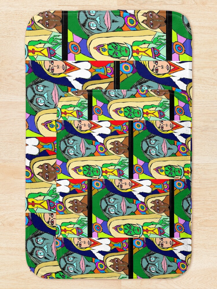 Thumbnail 5 of 6, Bath Mat, whose pulling the strings designed and sold by wormink.