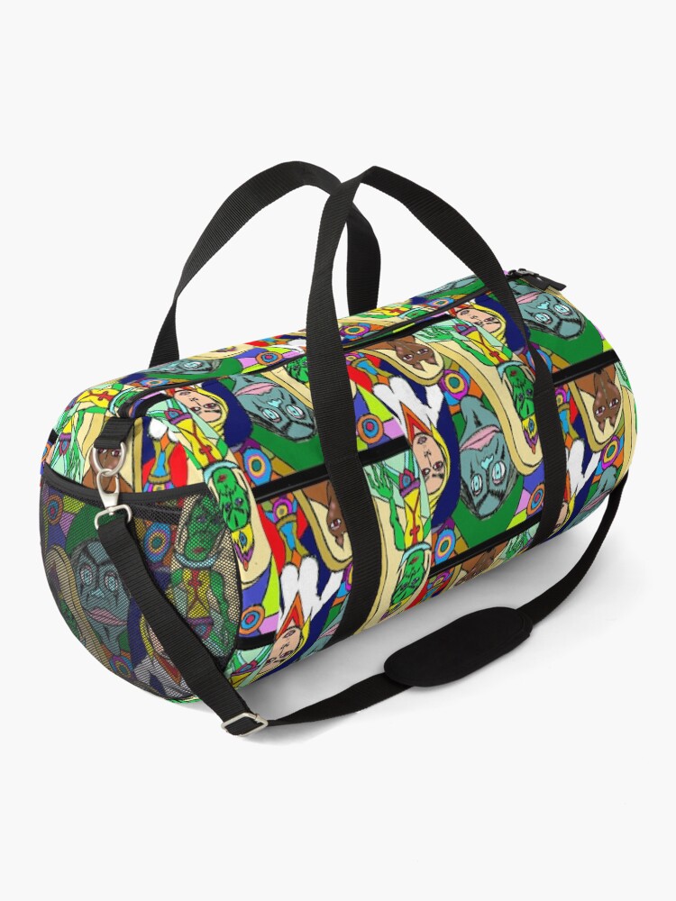 Thumbnail 2 of 3, Duffle Bag, whose pulling the strings designed and sold by wormink.