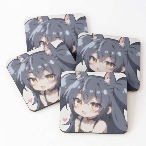 Item preview, A Beautiful Cute Chibi Bat Girl Sticker Very Kawaii designed and sold by HikariAtelier.