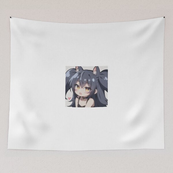 Item preview, A Beautiful Cute Chibi Bat Girl Sticker Very Kawaii designed and sold by HikariAtelier.