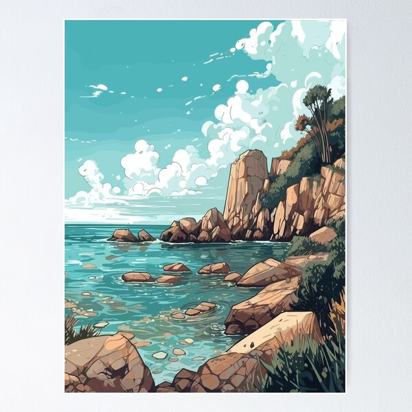 Item preview, Rocks and clear water designed and sold by KMSpace.
