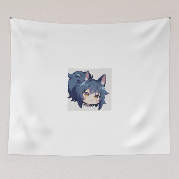 Item preview, A Beautiful Cute Chibi Bat Girl Sticker Very Kawaii designed and sold by HikariAtelier.