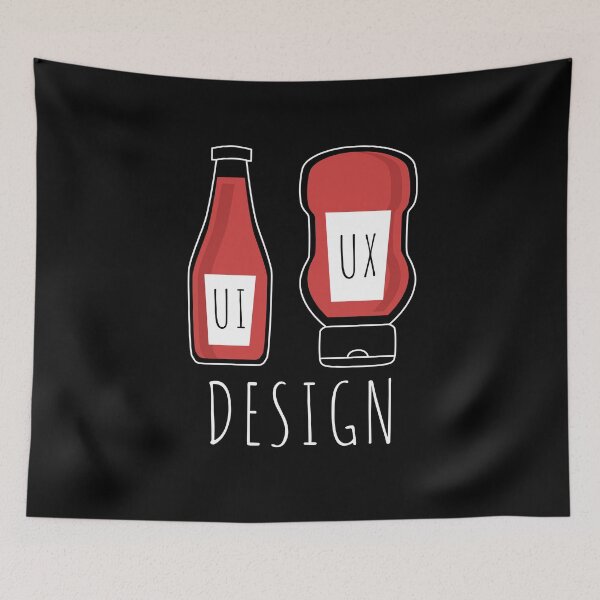 Item preview, User Experience Design - UI vs UX Designer designed and sold by knapst.