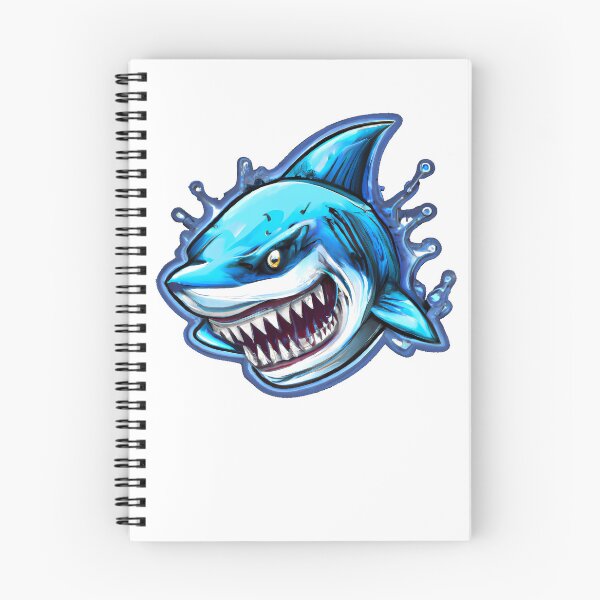 Item preview, Cool Blue Shark designed and sold by TheScruffyGoose.