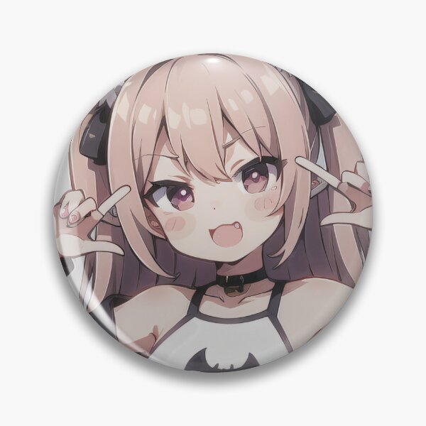 Item preview, A Beautiful Cute Chibi Bat Girl Sticker Very Kawaii designed and sold by HikariAtelier.