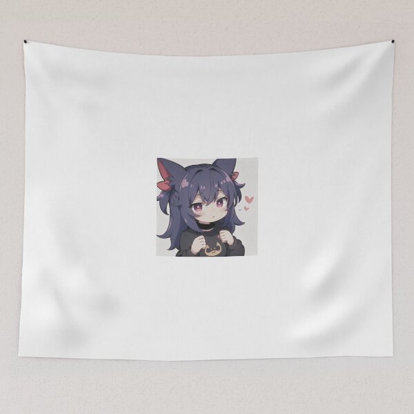Item preview, A Beautiful Cute Chibi Bat Girl Sticker Very Kawaii designed and sold by HikariAtelier.