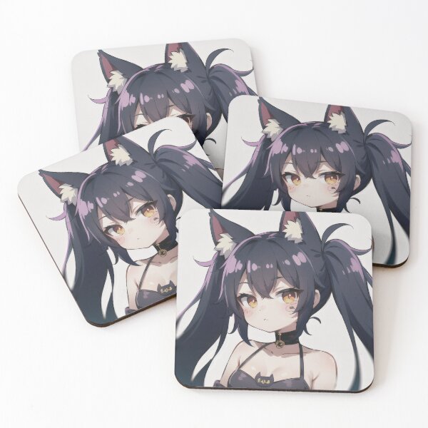 Item preview, A Beautiful Cute Chibi Bat Girl Sticker Very Kawaii designed and sold by HikariAtelier.